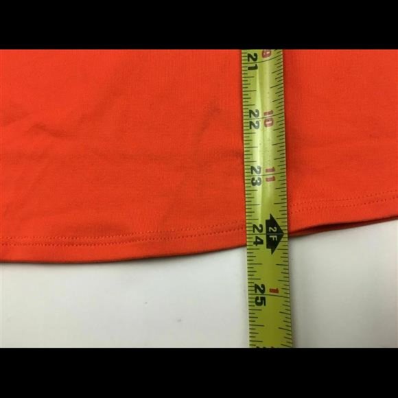 NIKE Womens Clemson Tigers Half Zip LS Top | Orange | Medium | AQ3546 | NWT - Picture 3 of 8